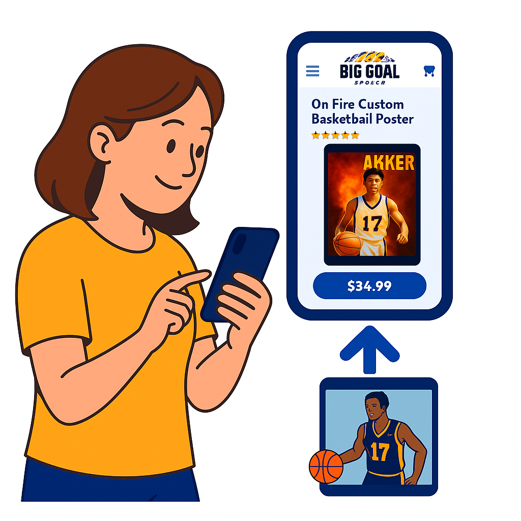 Upload photo illustration